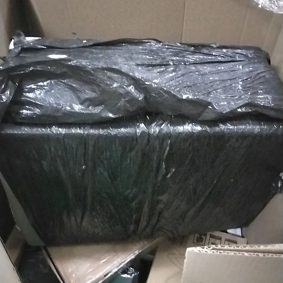 PALLET OF ASSORTED HOUSEHOLD GOODS AND PRODUCTS TO INCLUDE; HEATED BLANKET, FOAM TOILET SEAT, FRYING PAN ETC 