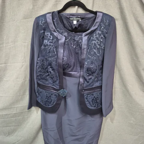 VENI INFANTINO FOR RONALD JOYCE GIRLS' FORMAL DRESS WITH JACKET – UK 12 
