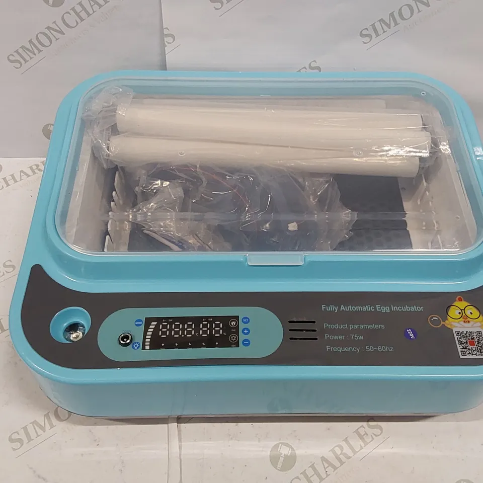 BOXED 24 EGG FULLY AUTOMATIC 75W EGG INCUBATOR (1 BOX)