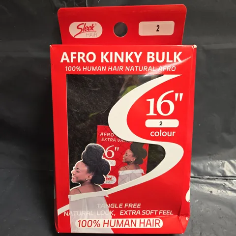 SLEEK HAIR AFRO KINKY BULK HAIR PIECE - SHADE 2 - 16"