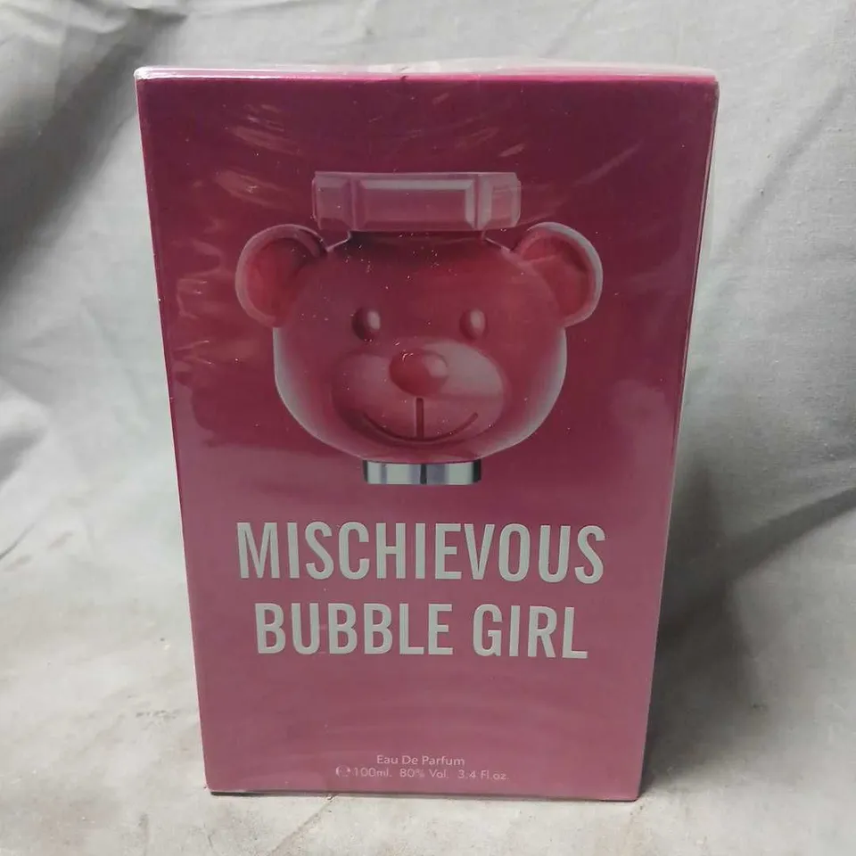 BOXED AND SEALED MISCHIEVOUS BUBBLE GIRL EAU DE PARFUM 100ML