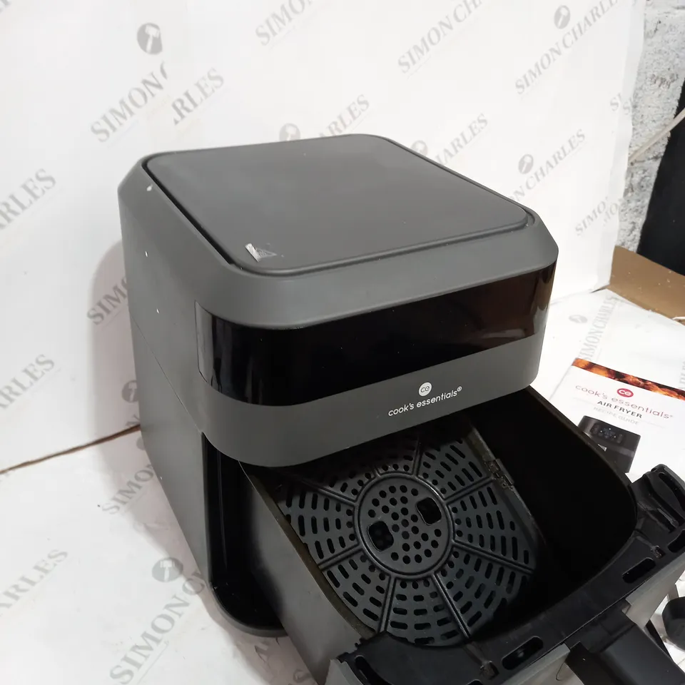 BOXED COOK'S ESSENTIALS 5.8L AIR FRYER IN SLATE GREY
