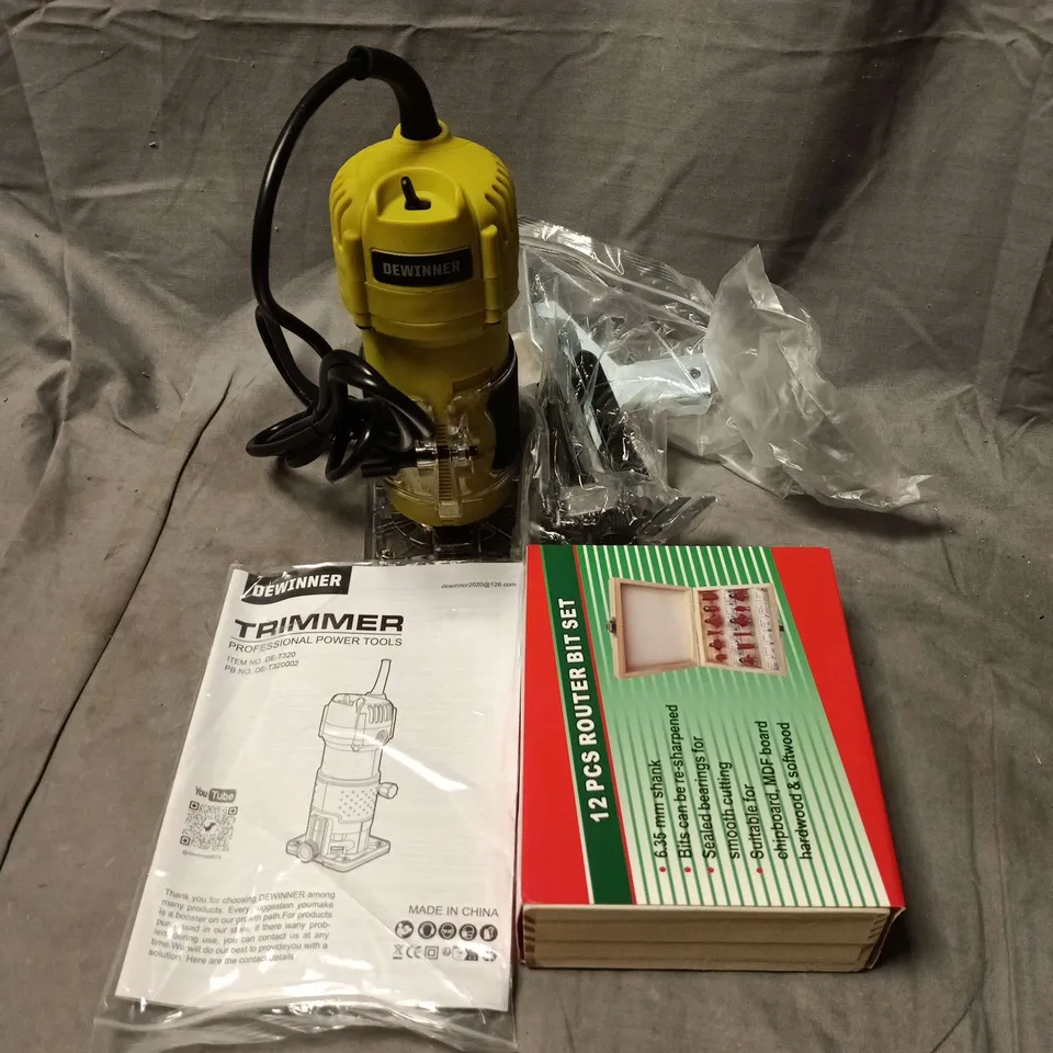 DEWINNER TRIMMER – PROFESSIONAL POWER TOOL WITH ACCESSORIES AND INSTRUCTIONS (BOXED)
