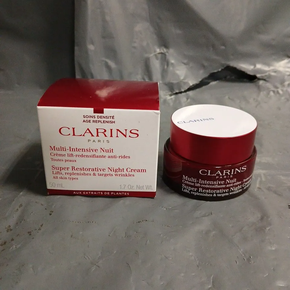 BOXED CLAIRINS SUPER RESTORATIVE NIGHT CREAM 50ML
