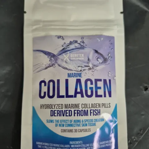 BOX OF APPROXIMATELY 120 PACKS OF CUTS-N-GAINS TABLETS - MARINE COLLAGEN (30 TABLETS PER PACK)