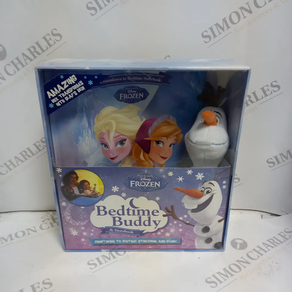 BOXED DISNEY FROZEN BEDTIME BUDDY & STORYBOOK PLUSH 