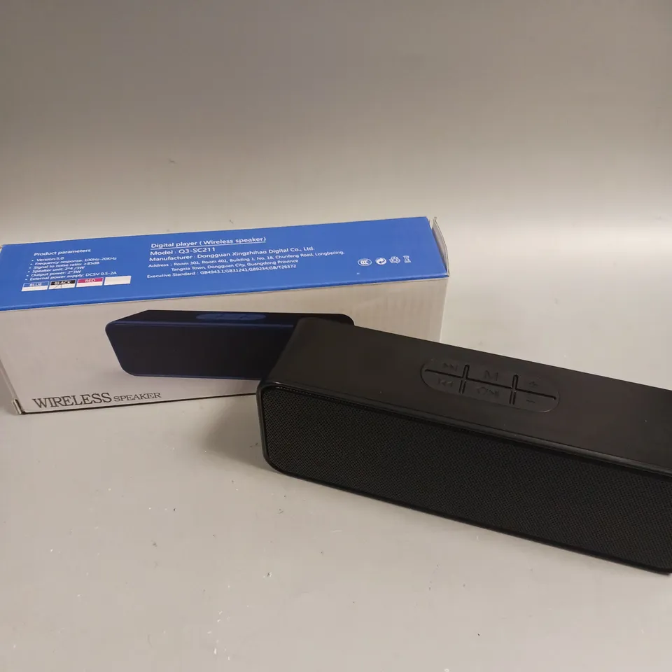 BOXED A2DP MEGABASS WIRELESS SPEAKER 