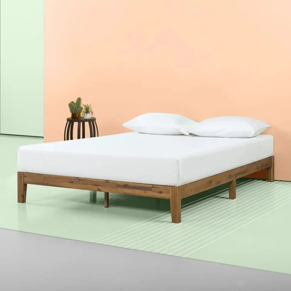 BOXED DESIGNER MIRABELLA DELUXE SUPER KINGSIZE SOLID WOOD BEDFRAME 