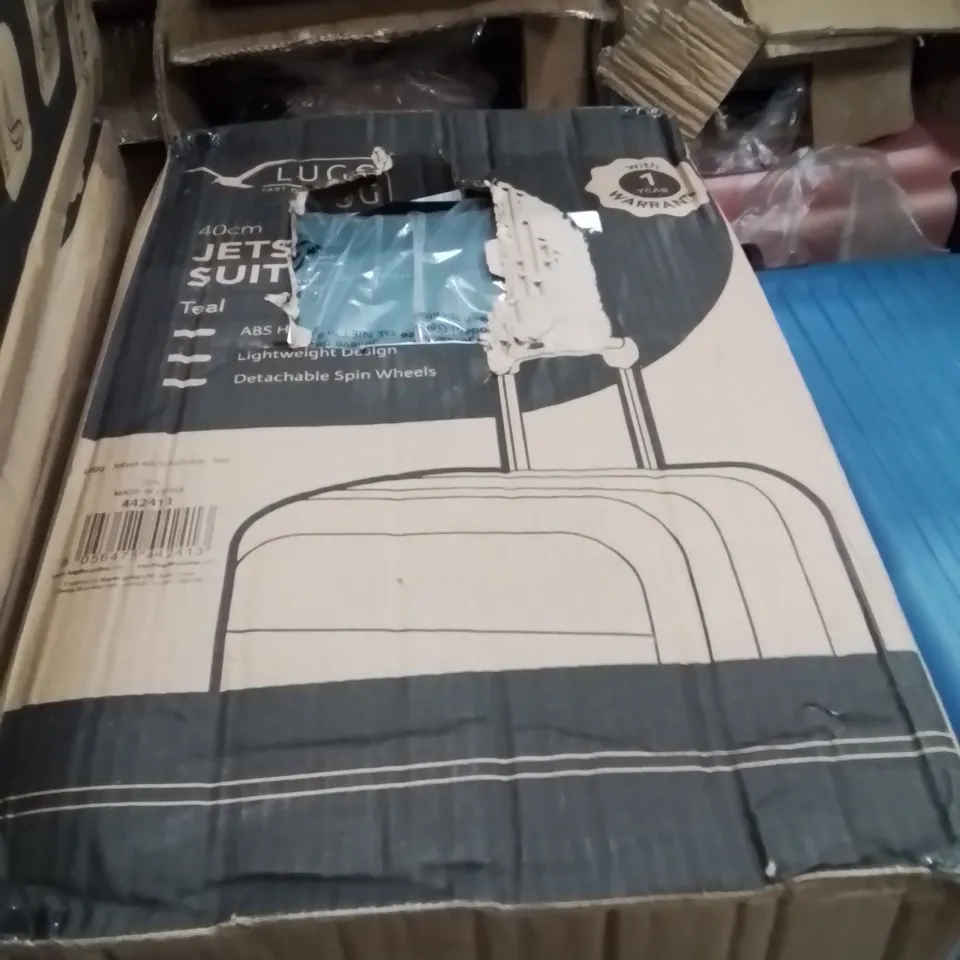 BOXED LUGG 40CM JETSET SUITCASE TEAL