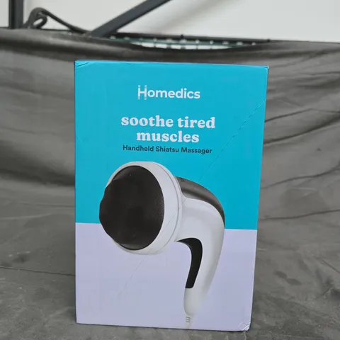 BOXED HOMEDICS HANDHELD SHIATSU MASSAGER