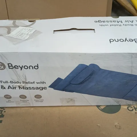 BLISS & BEYOND PORTABLE FULL-BODY HEAT & AIR MASSAGE CUSHION