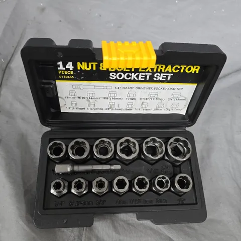 DT30145 14-Piece Nut & Bolt Extractor Socket Set