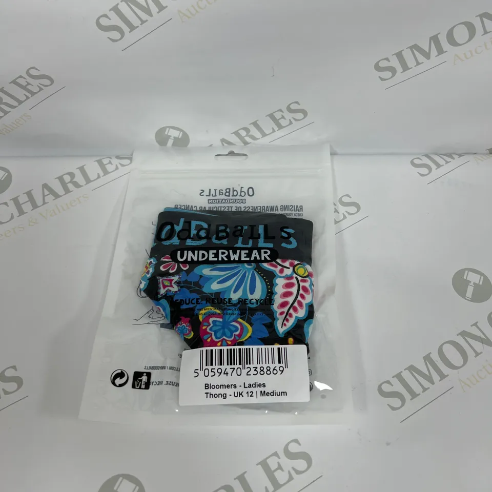 ODDBALLS BLOOMERS LADIES THONG SIZE 12