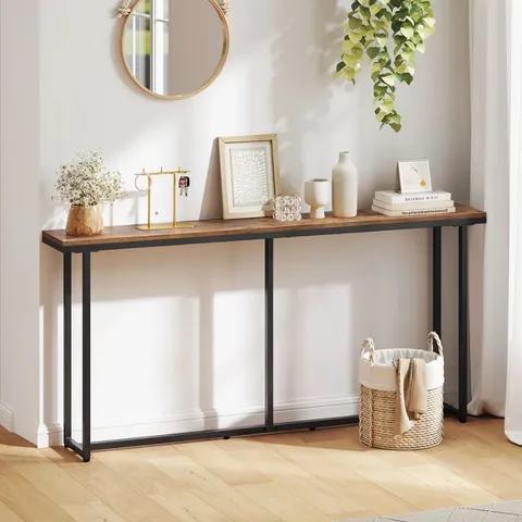 BOXED YAHEETECH 180cm UNFINISHED CONSOLE TABLE (1 BOX)