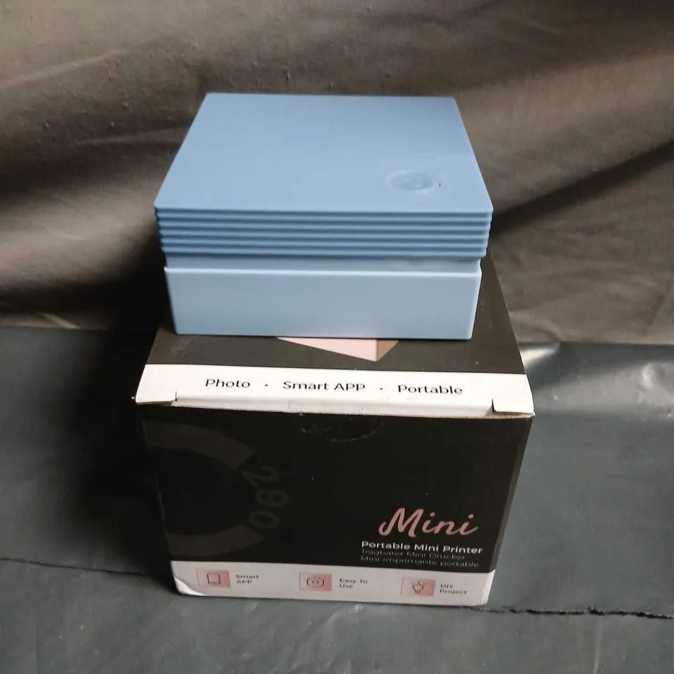 MINI PORTABLE PRINTER – PHOTO PRINTER WITH SMART APP (BOXED)