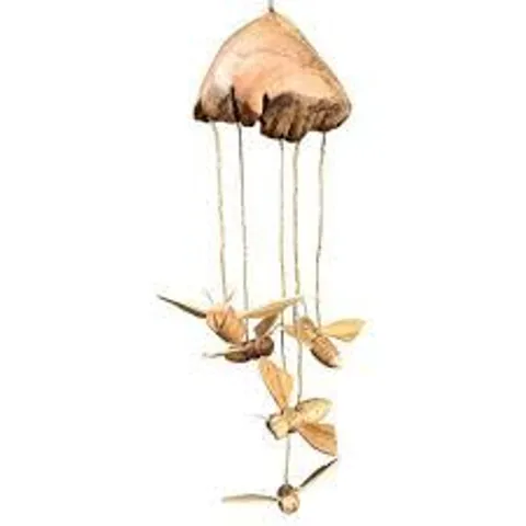 PACKAGED SILENT BEE WIND CHIME