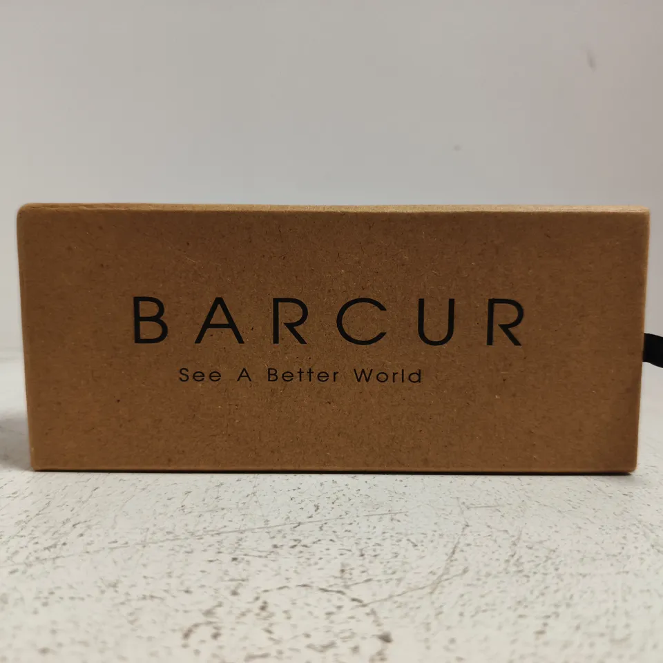 BARCUR SUNGLASSES – BROWN LENSES WITH ORIGINAL BARCUR BOX