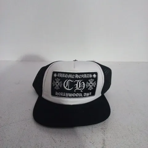 CHROME HEARTS X COMME DES GARÇONS BASEBALL CAP – BLACK/WHITE