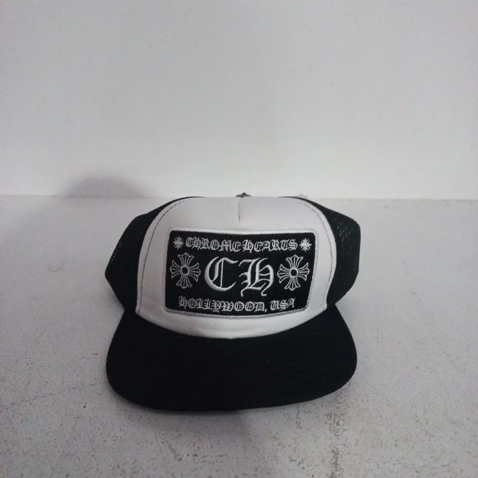 CHROME HEARTS X COMME DES GARÇONS BASEBALL CAP – BLACK/WHITE