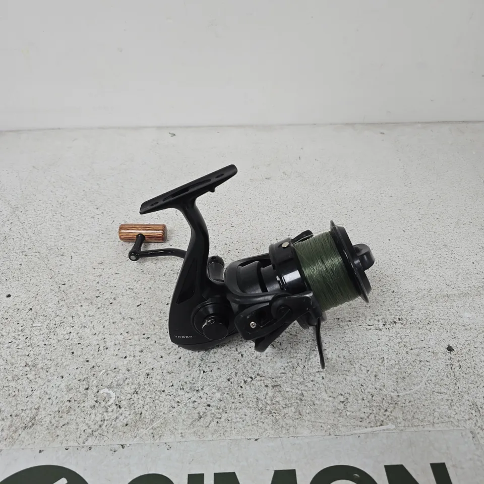 SONIK VADER X FISHING REEL – SPINNING REEL, BLACK WITH GREEN LINE 