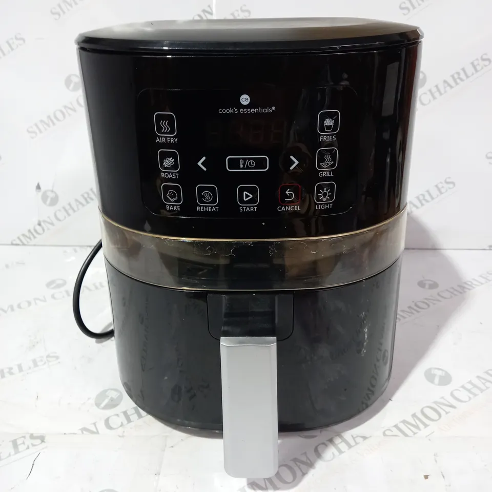 COOK'S ESSENTIALS AIR FRYER - BLACK