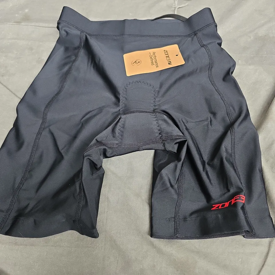 ZONE3 MEN'S ACTIVATE TRI SHORTS – BLACK, SIZE S