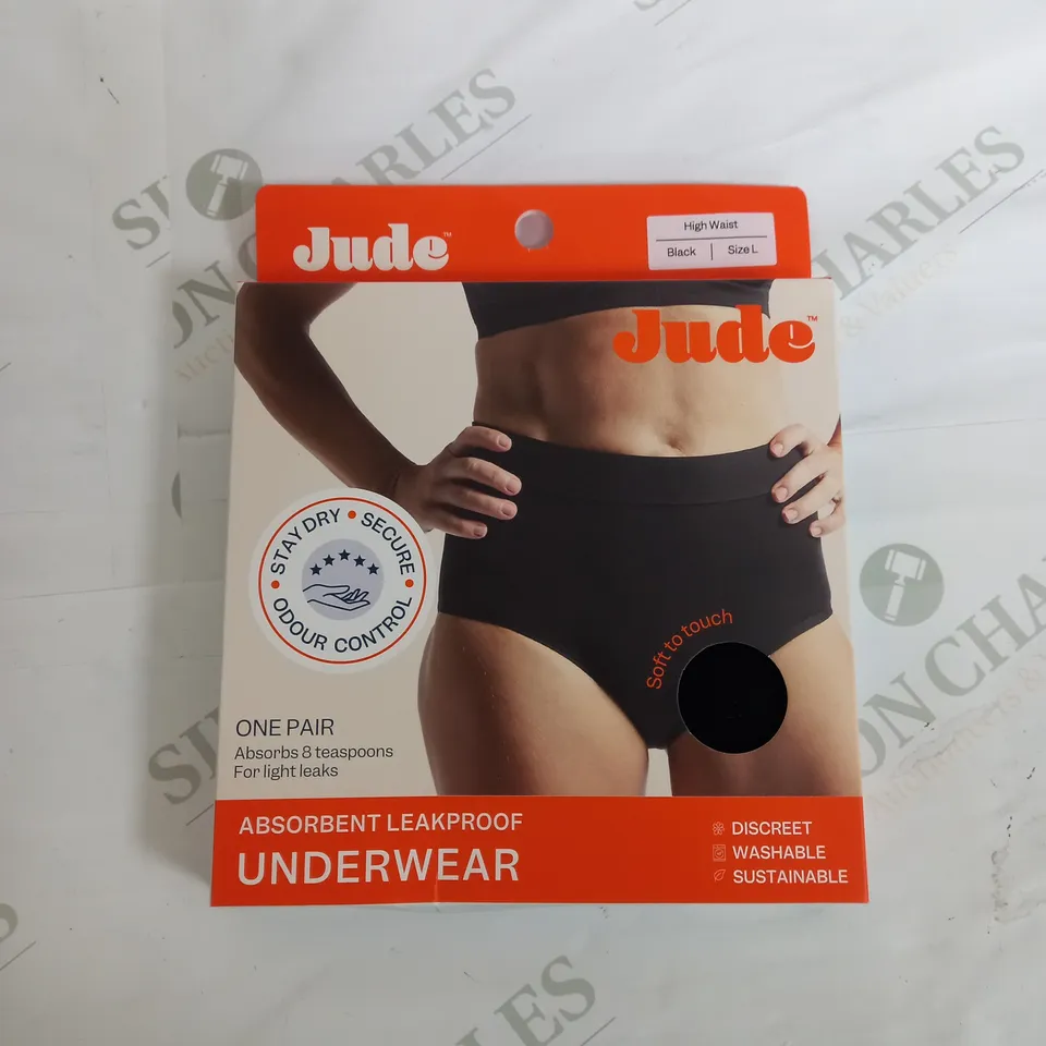 BOXED JUDE ABSORBENT LEAKPROOF UNDERWEAR - LARGE