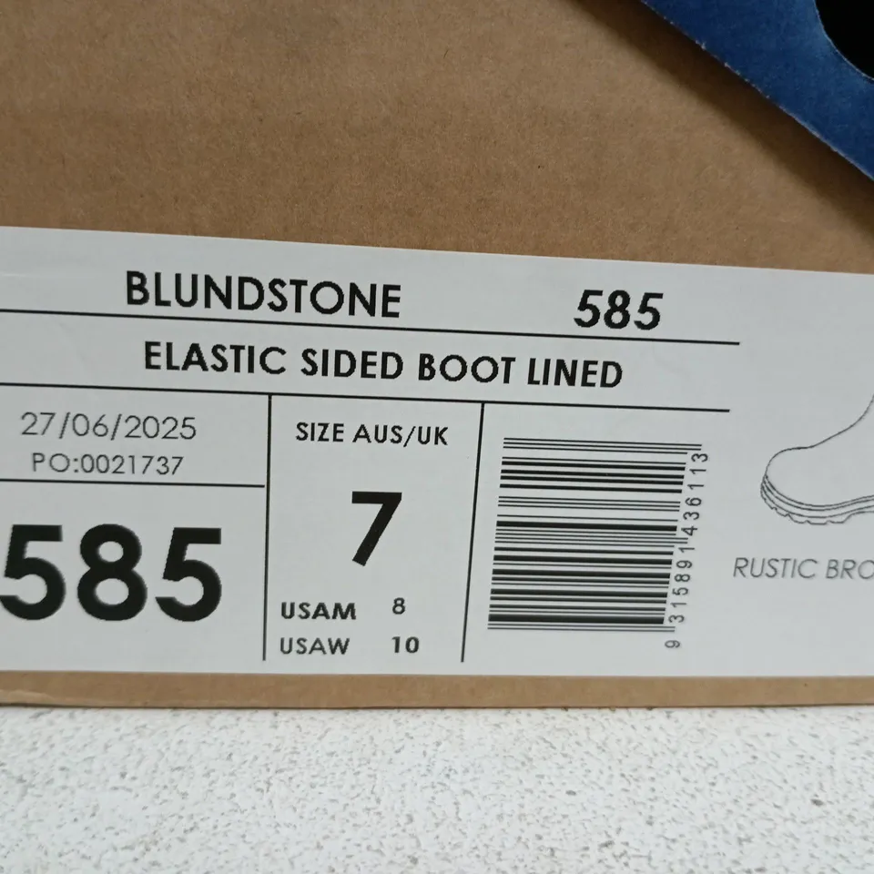 BLINDSTONE ELASTIC SIDED BOOT SIZE 7