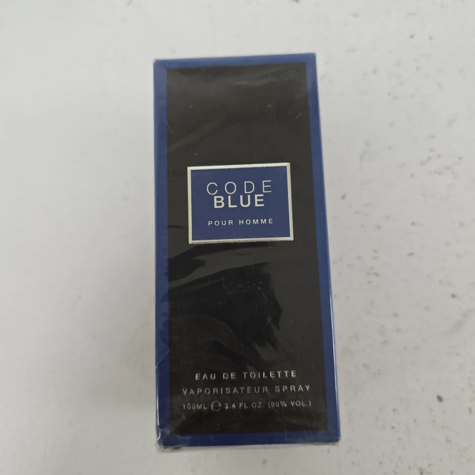 CODE BLUE POUR HOMME EAU DE TOILETTE 100ML – BOXED