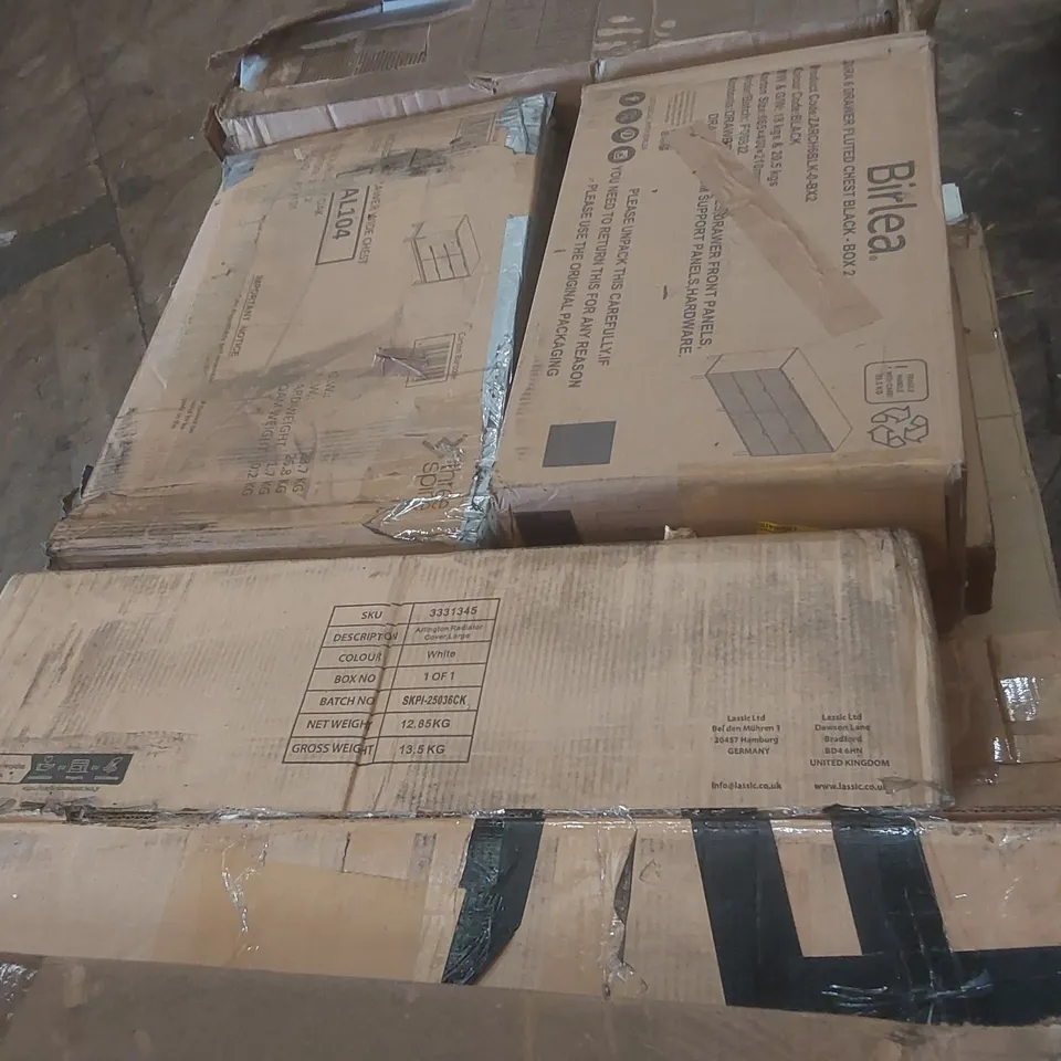 PALLET CONTAINING A VERY LARGE QUANTITY OF ASSORTED FURNITURE PARTS