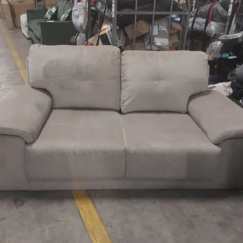QUALITY DESIGNER 2-SEATER VELVET UPHOLSTERED SOFA