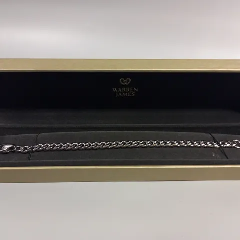 BOXED WARREN JAMES CHAIN LINK BRACELET