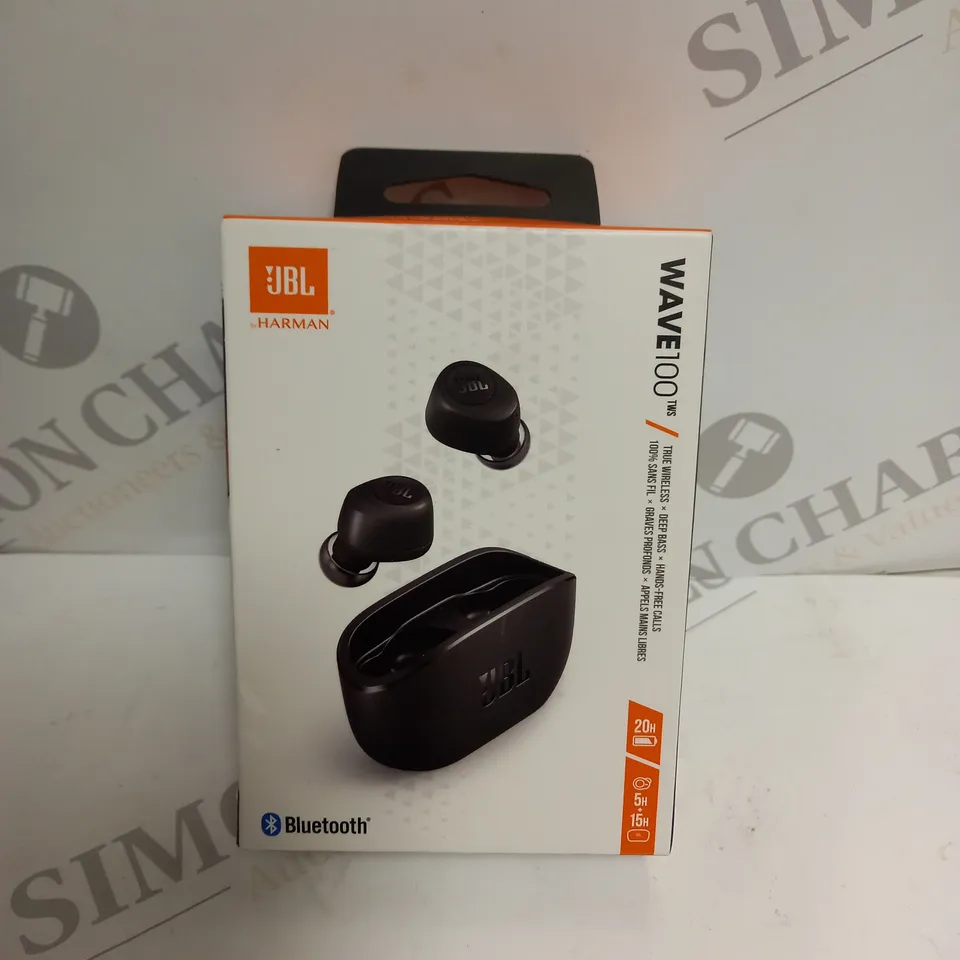 BOXED SEALED JBL WAVE100 WIRELESS BLUETOOTH EARPHONES 