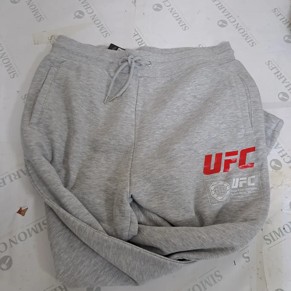 UFC GREY SWEAT PANTS - LARGE