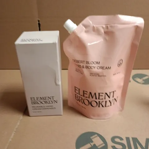 ELEMENT BROOKLYN DESERT BLOOM HAND & BODY CREAM 500ML WITH DISPENSER