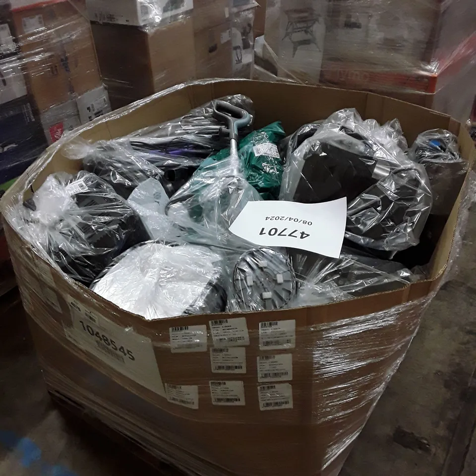 PALLET OF APPROXIMATELY 19 UNPROCESSED RAW RETURN HOUSEHOLD AND ELECTRICAL GOODS TO INCLUDE;