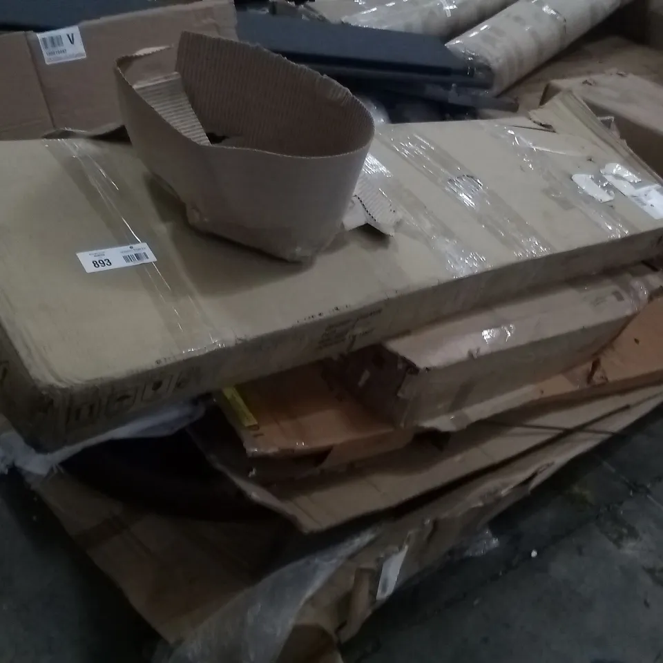 PALLET OF ASSORTED FURNITURE AND PARTS