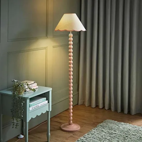 BOXED BOBBLES 144CM TRADITIONAL FLOOR LAMP (2 BOXES)