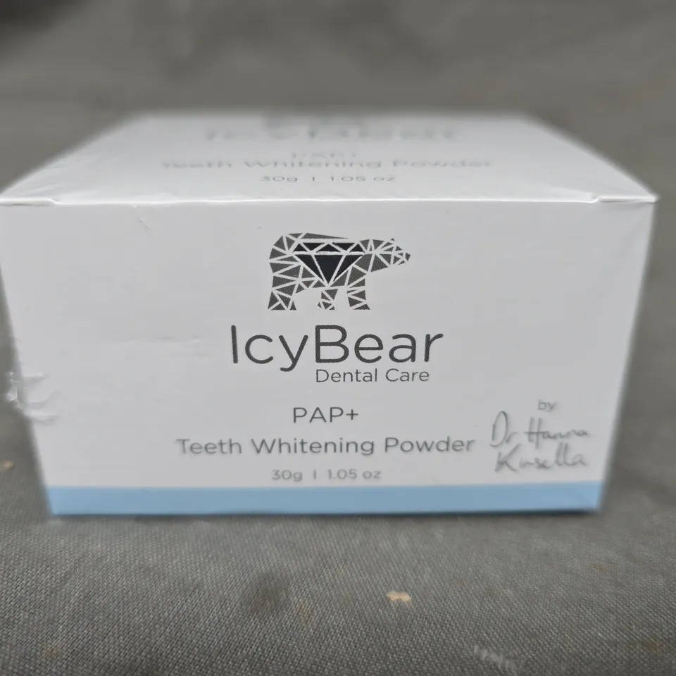 SEALED ICY BEAR PAP+ TEETH WHITENING POWDER 30G 