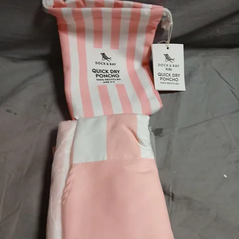 DOCK & BAY QUICK DRY PONCHO - 3-5 YEARS 