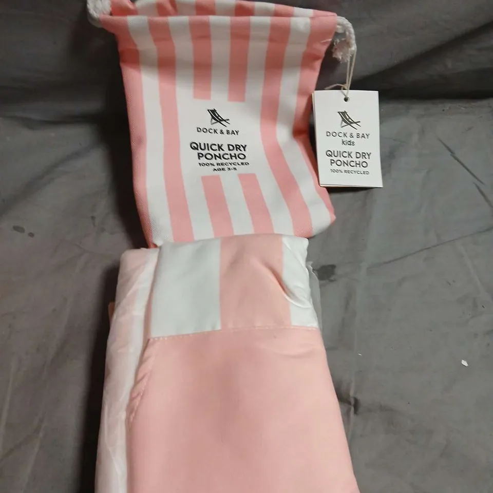 DOCK & BAY QUICK DRY PONCHO - 3-5 YEARS 