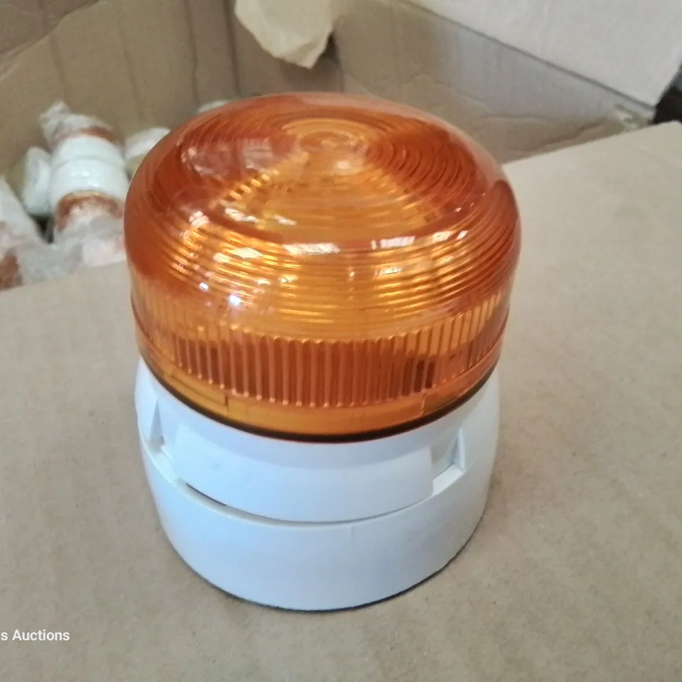 PALLET OF APPROXIMATELY 300 AMBER 230V WARNING LIGHTS