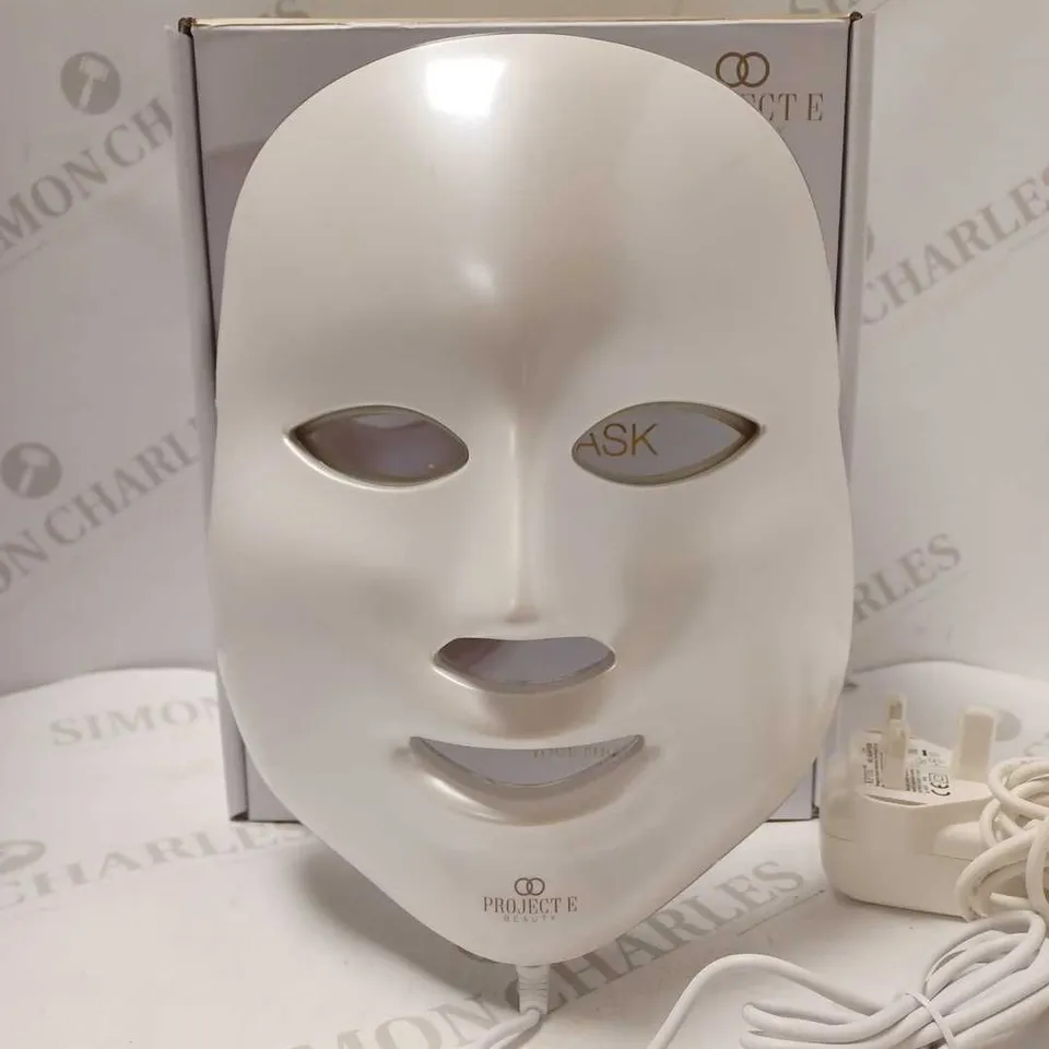 PROJECT E BEAUTY 7 COLOR LED MASK PHOTON LIGHT SKIN REJUVENATION THERAPY FACIAL