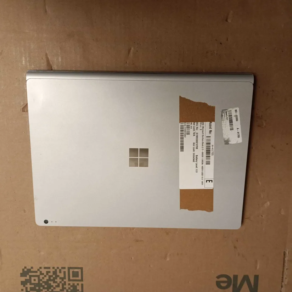 UNBOXED MICROSOFT SURFACE BOOK 2 13.5-INCH LAPTOP - I7-8650U, 16GB RAM, 512GB SSD, SILVER