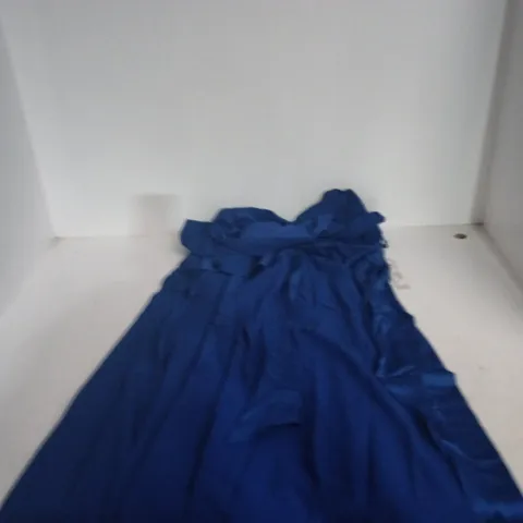 ROMAN WOMEN'S FIT-AND-FLARE DRESS, ROYAL BLUE, UK SIZE 20