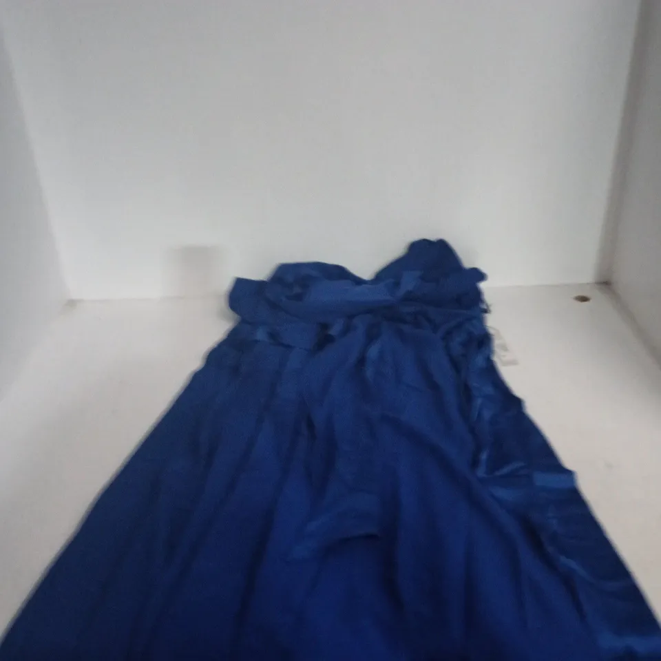 ROMAN WOMEN'S FIT-AND-FLARE DRESS, ROYAL BLUE, UK SIZE 20