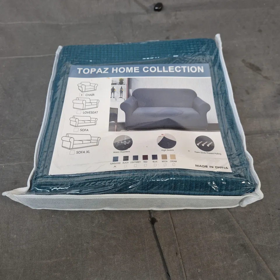 BOX OF 6 ASSORTED GREEN CHAIR COVERS - SINGLE CHAIR