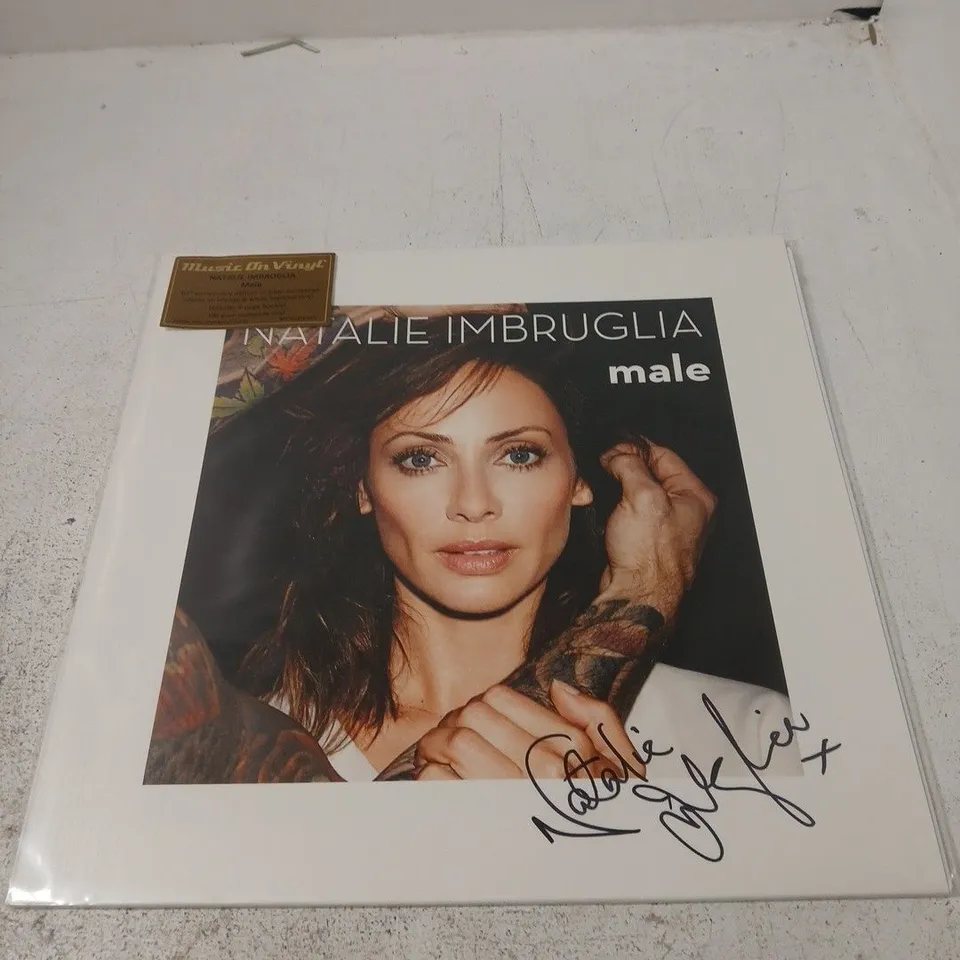 SIGNED NATALIE IMBRUGLIA MALE VINYL 