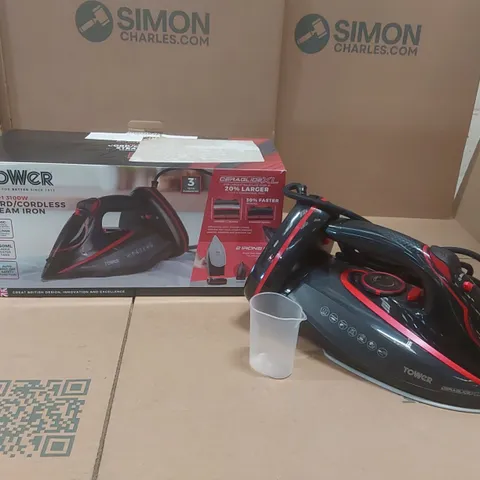 BOXED TOWER T22035RED 3100W STEAM IRON