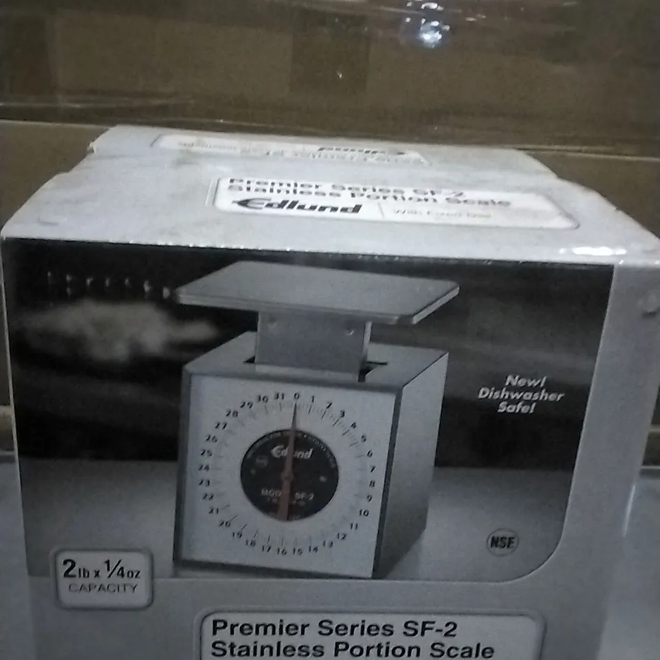 EDLUND PREMIER SERIES SF-2 STAINLESS PORTION SCALE WITH FIXED DIAL